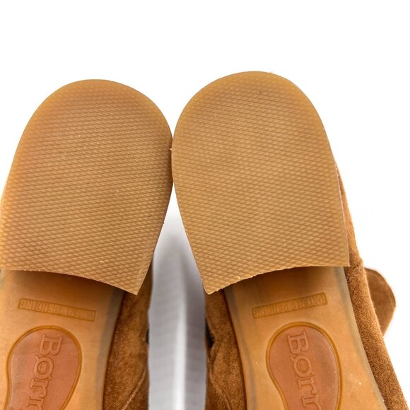 BORN Aneto Brown Suede Ankle Booties Size 9 - Picture 9 of 11